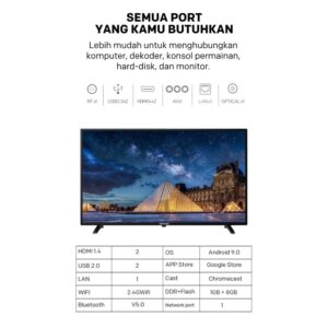 Smart TV Coocaa 42" + Bracket TV
