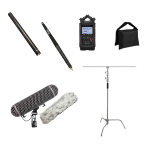 NTG4+ & Zoom H4N+Package (Boompole, Blimp, Windshield, C-Stand, Sandbag)