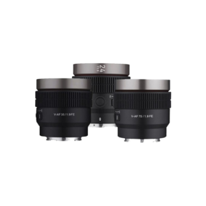 Samyang VAF (24mm, 35mm, 75mm) T1.9 Cinema Lens for E-Mount