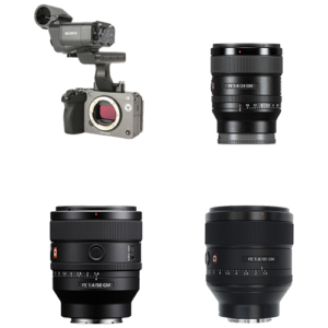 SONY FX3 LENS FIX GM PACKAGE Sony FX3 Lens Fix GM Package (24mm, 50mm, 85mm)
