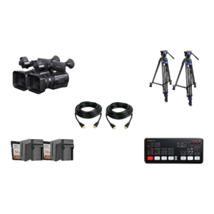 Sony NX100×2 Special Full Package Live Streaming+Tripod 2, Blackmagic ATEM Mini Pro, Kabel HDMI 2, Acc (Memory, Battery, Charger)