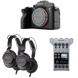 Sony A7 III BO, Zoom PodTrak P4 & 2x Zoom Headset