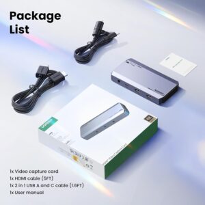 Capture Card HDMI 4K 60Hz (UGREEN)